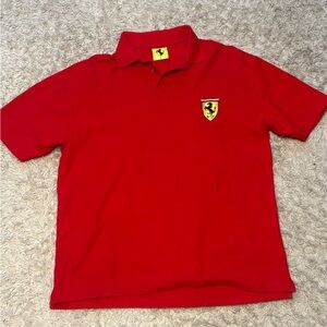 Ferrari Red Polo with Iconic Logo